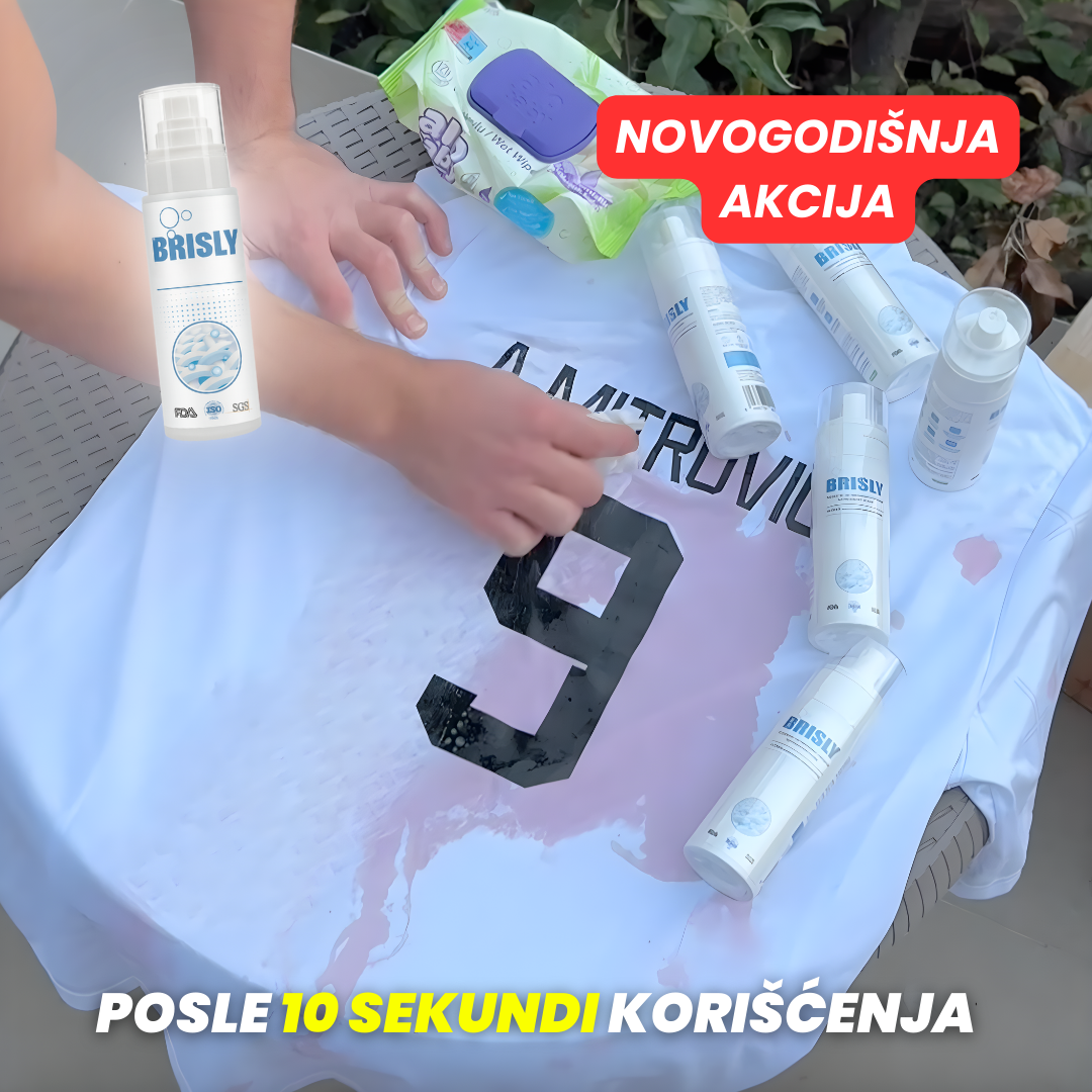 Brisly – Sprej koji uklanja i najtvrdokornije mrlje